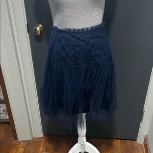Rodarte for Target Navy Tulle A-Line Skirt